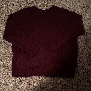 Burgundy Sweatshirt